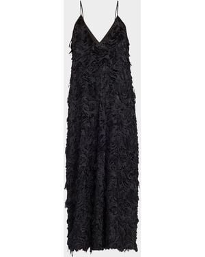 Co. Slip Midi Dress - Black