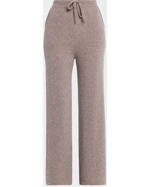 TSE Cashmere Straight-Leg Pants - Gray