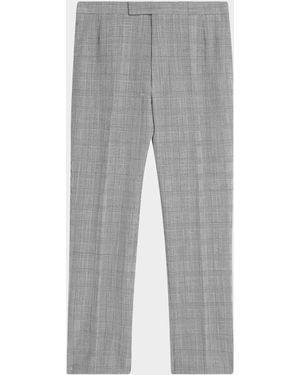 Thom Browne Apos;S Prince Of Wales Straight-Leg Pants - Gray