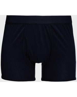 Handvaerk Pima Cotton-Stretch Trunks - Blue