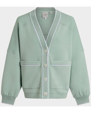 Varley Scottie Doublesoft Cardigan - Green