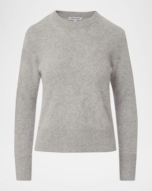 Veronica Beard Pippen Brushed Cashmere Sweater - Blue