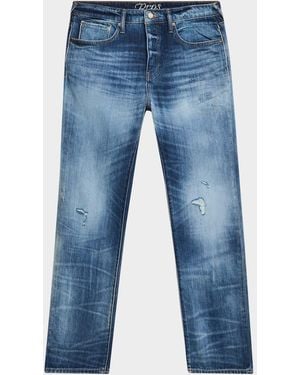 PRPS Apos;S Mothers Vintage Wash Straight-Leg Jeans - Blue