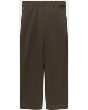 Helmut Lang Apos;S Flat-Front Cotton Five-Pocket Chino Pants - Green