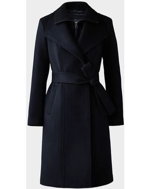 Mackage Norita 2-In-1 Double Face Wool Coat - Black