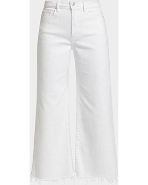 PAIGE Anessa Straight-Leg Crop Jeans - White