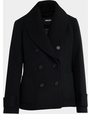 Mackage Danielle Double-Breasted Coat - Black