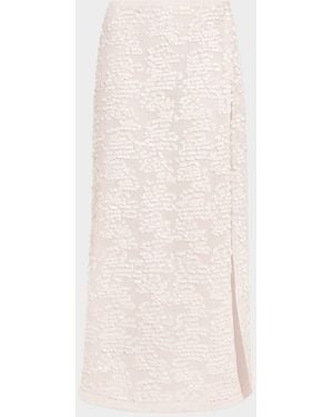 Ramy Brook Lucille Paillette Coverup Skirt - Natural
