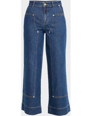 Cinq À Sept Ryker Wide-Leg Jeans - Blue