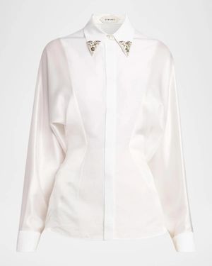 Versace Jeans Couture Informal Poplin Shirt - White