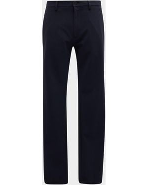 Theory Apos;S Zaine Precision Ponte Slim-Straight Chino-Style Pants - Blue