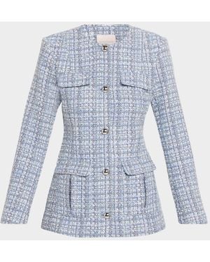 FAVORITE DAUGHTER The Spencer Tweed Jacket - Blue
