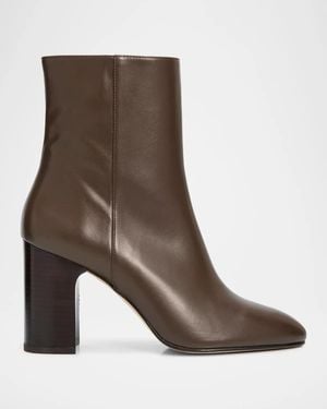 Stuart Weitzman Mulberry 85Mm Leather Boots - Brown