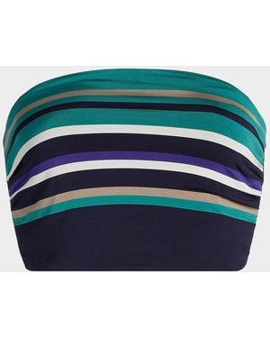 Ramy Brook Raya Striped Tube Top - Blue
