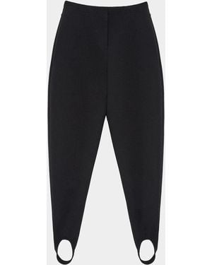 Loewe Wool Stirrup Pants - Blue