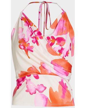 Ramy Brook Simone Floral Top - Pink
