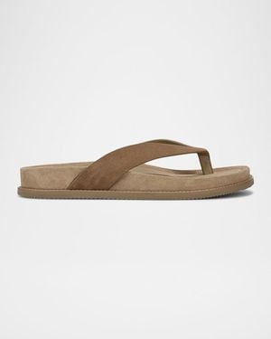 Vince Dali Suede Sandals - White
