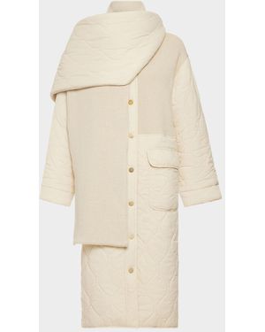 Ramy Brook Melanie Quilted Coat - Natural