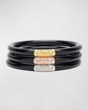 BuDhaGirl Three Kings All Weather Bangles - Black