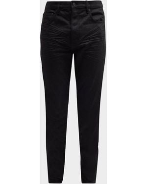 Purple P005 Slim-Fit Jeans - Black