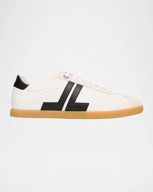 Lanvin Apos;S Nylon And Suede Low-Top Sneakers - Multicolor
