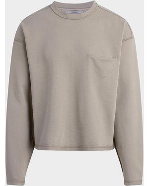 Hudson Jeans Apos;S French Terry Crewneck Sweatshirt - Gray