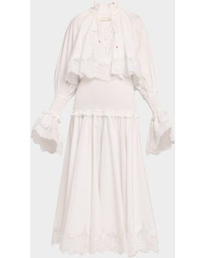 Zimmermann Alchemy Poplin Maxi Dress - Natural