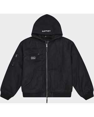 Ksubi Sin City Plated Waxed Jacket - Blue