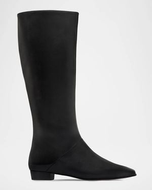 Bernardo Ramona Leather Knee-High Boots - Black