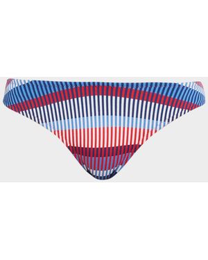 Solid & Striped The Eva Striped Bikini Bottoms - Blue