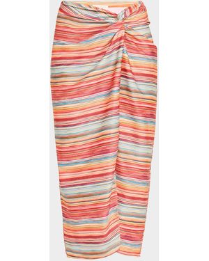 Ramy Brook Sunset Xana Beach Skirt - Red