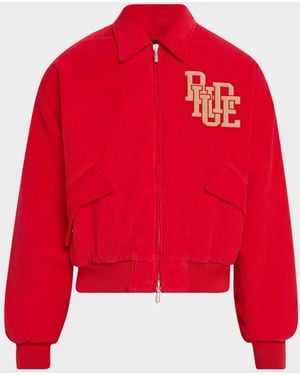 Rhude Bay Of Angels Corduroy Jacket - Red