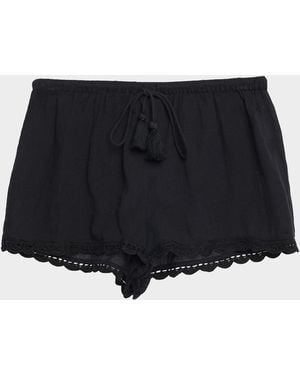 Ulla Johnson Aran Coverup Shorts - Blue