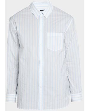 Simone Rocha Multi-Stripe Pocket Sport Shirt - White