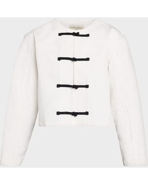 Officine Generale Joelle Denim Jacket - White