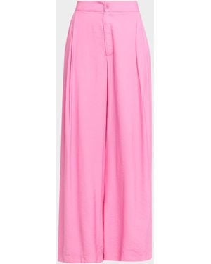 SABLYN Sebastian Wide-Leg Pants - Pink