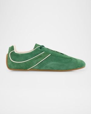 Tom Ford Apos;S Suede Low-Top Sneakers - Green