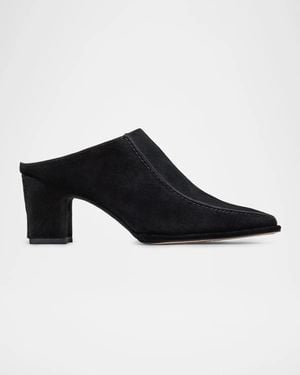 Bernardo 65Mm Brynn Leather Mules - Black
