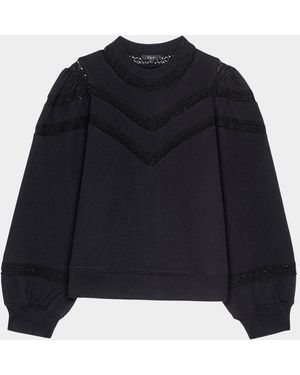 Rails Isles Embroidered Crewneck Sweatshirt - Blue