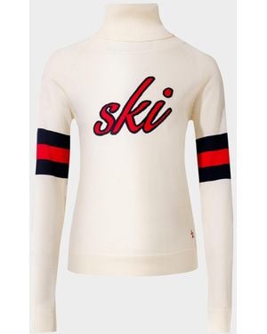 Perfect Moment Neve Wool Turtleneck Sweater - White