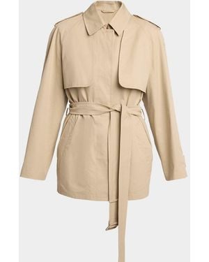 The Row Tavoris Hybrid Trench Jacket - Natural