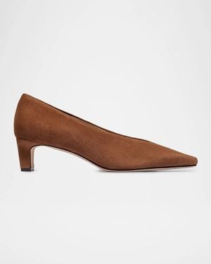 Bernardo 50Mm Chiara Suede Pumps - Brown