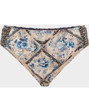 Aqua Blu Australia June Gathered Bikini Top - White