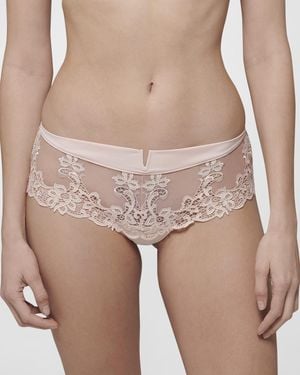 Simone Perele Saga Tattoo Lace Boyshorts - Multicolor
