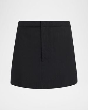 Still Here Kelly Nylon Mini Skirt - Black