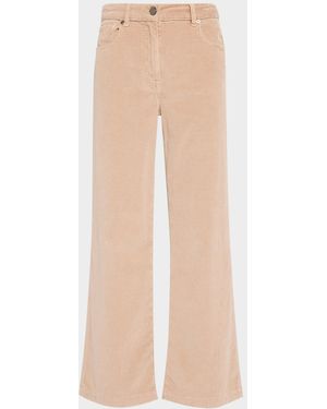 Peserico Straight-Leg Corduroy Pants - Natural