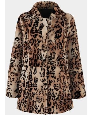 Gorski Animal-Print Select Lamb Shearling Jacket - Brown
