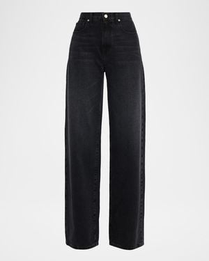 Brandon Maxwell Callan Wide-Leg Jeans - Blue