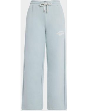 Amiri Hollywood Cafe Straight-Leg Sweatpants - Blue