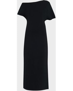 Rohe Asymmetric Knit Dress - Black
